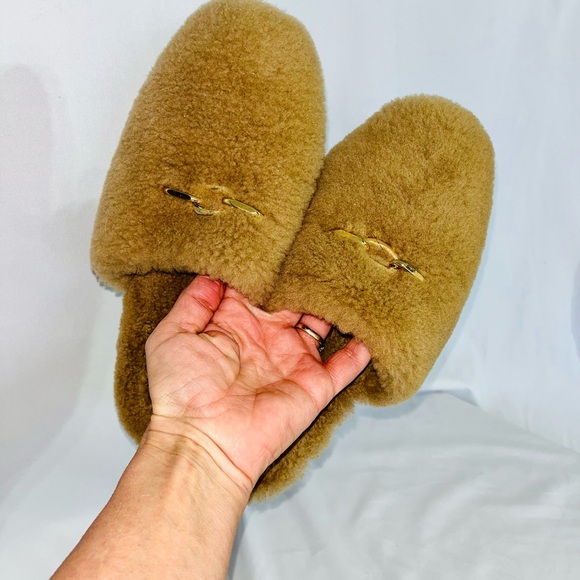 Anine Bing Shoes - Anine Bing Sherpa mules size 37